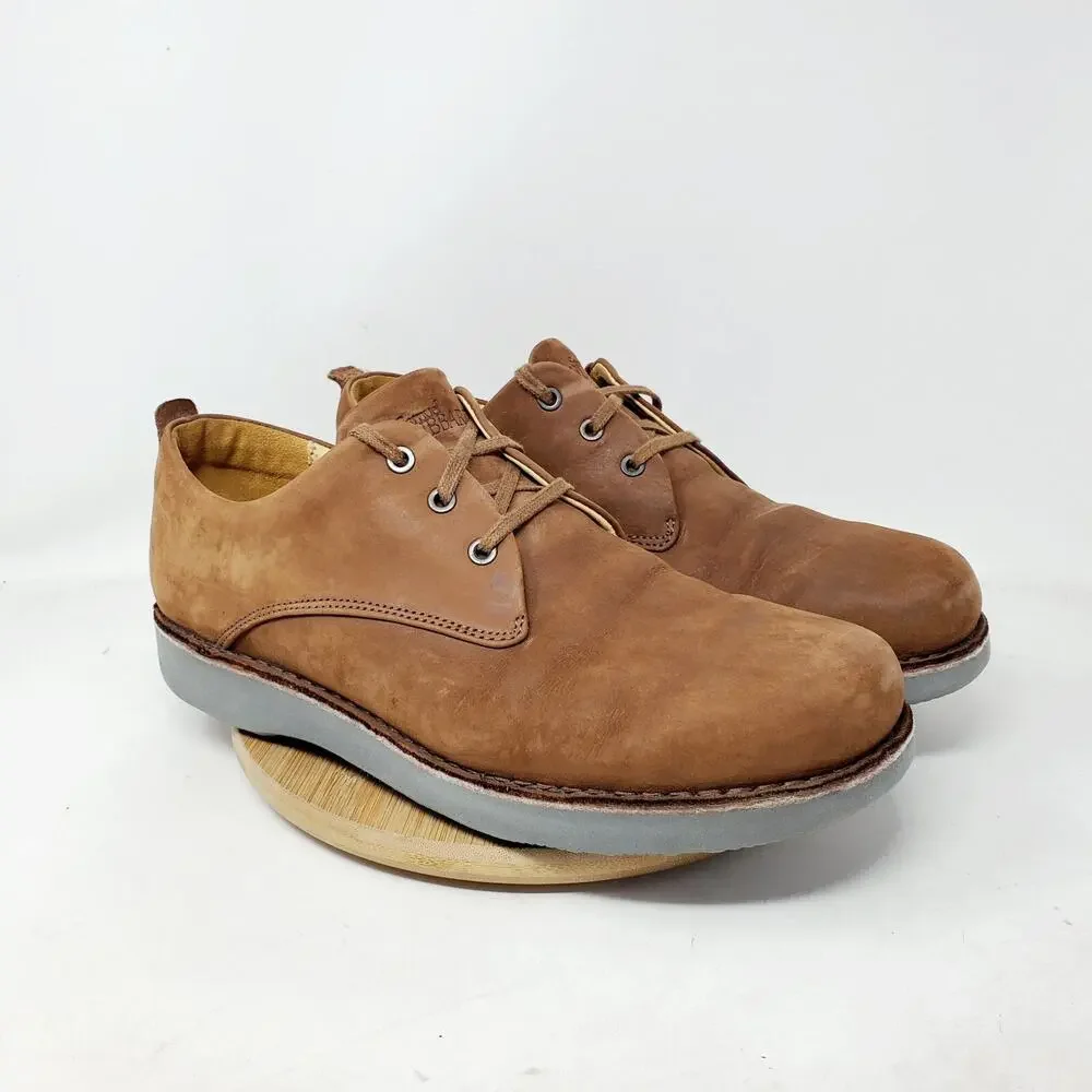 Samuel Hubbard Free Shoes Mens 11.5 W Brown‎ Leather Oxford Comfort Vibram